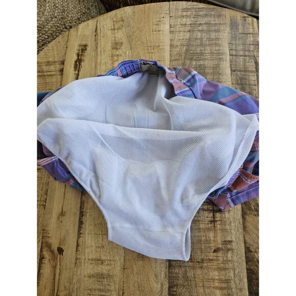 J. Crew 6" Swim Trunk Yarn-Dyed Plaid Shorts Men's Size Large New Preppy - Picture 3 of 10